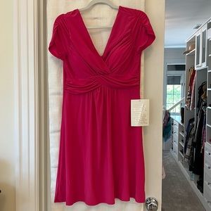 Boston Proper Magenta Dress NWT
